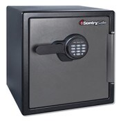 Sentry® Safe Fire-Safe with Digital Keypad Access, 1.23 cu ft, 16.38w x 19.38d x 17.88h, Gunmetal Item: SENSFW123ES