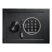 Sentry® Safe Electronic Security Safe, 0.14 cu ft, 9w x 6.6d x 6.6h, Black Item: SENX014E