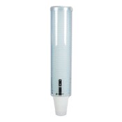 San Jamar® Large Pull-Type Water Cup Dispenser, For 12 oz Cups, Translucent Blue Item: SJMC3260TBL
