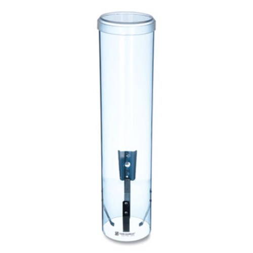 San Jamar® Large Pull-Type Water Cup Dispenser, For 12 oz Cups, Translucent Blue Item: SJMC3260TBL