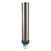 San Jamar® Large Water Cup Dispenser with Removable Cap, For 12 oz to 24 oz Cups, Stainless Steel Item: SJMC3400P