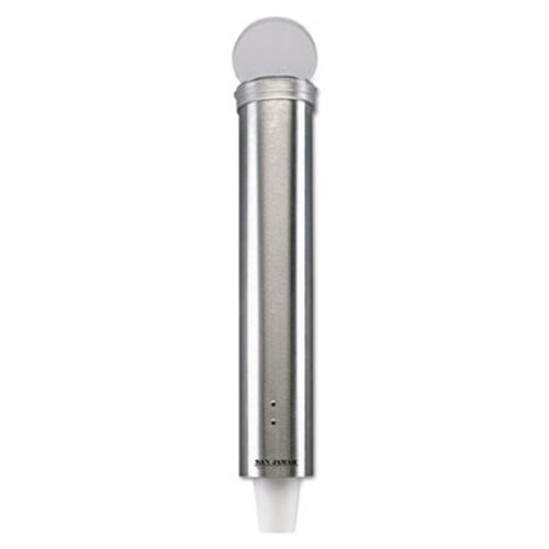 San Jamar® Small Pull-Type Water Cup Dispenser, For 5 oz Cups, Stainless Steel Item: SJMC4150SS