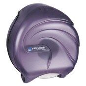 San Jamar® Single 9" Jumbo Tissue Dispenser, Oceans, 10.25 x 5.63 x 12, Transparent Black Pearl Item: SJMR2090TBK
