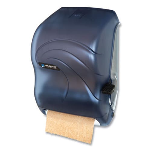 San Jamar® Lever Roll Towel Dispenser, Oceans, 12.94 x 9.25 x 16.5, Arctic Blue Item: SJMT1190TBL