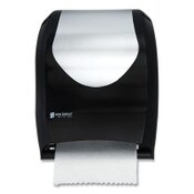 San Jamar® Tear-N-Dry Touchless Roll Towel Dispenser, 16.75 x 10 x 12.5, Black/Silver Item: SJMT1370BKSS