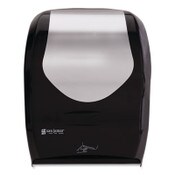 San Jamar® Smart System with iQ Sensor Towel Dispenser, 16.5 x 9.75 x 12, Black/Silver Item: SJMT1470BKSS