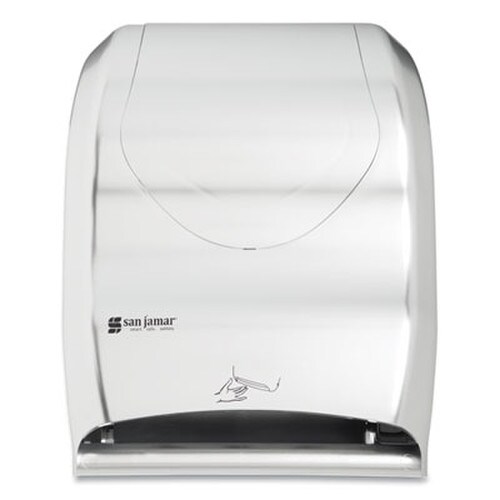 San Jamar® Smart System with iQ Sensor Towel Dispenser, 16.5 x 9.75 x 12, Silver Item: SJMT1470SS