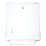 San Jamar® True Fold C-Fold/Multifold Paper Towel Dispenser, 11.63 x 5 x 14.5, White Item: SJMT1905WH