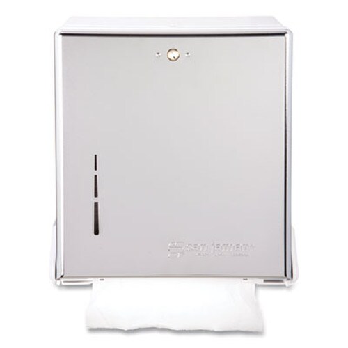 San Jamar® True Fold C-Fold/Multifold Paper Towel Dispenser, 11.63 x 5 x 14.5, Chrome Item: SJMT1905XC