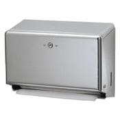 San Jamar® Mini C-Fold/Multifold Towel Dispenser, 11.13 x 3.88 x 7.88, Chrome Item: SJMT1950XC