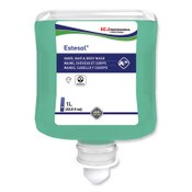 SC Johnson Professional® Estesol Hand, Hair and Body Cleaner Manual Cartridge, Rainforest Scent, 1 L, 6/Carton Item: SJNHAB1L