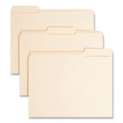 Smead Top Tab Fastener Folders, 1/3-Cut Tabs: Assorted, 0.75" Expansion, 1 Fastener, Letter Size, Manila Exterior, 50/Box Item: SMD14534