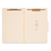 Smead Four-Section Top Tab Classification Folders, 2" Expansion, 1 Divider, 4 Fasteners, Legal Size, Manila, 10/Box Item: SMD18700