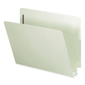 Smead End Tab Pressboard Classification Folders, Two SafeSHIELD Coated Fasteners, 2" Expansion, Letter Size, Gray-Green, 25/Box Item: SMD34715