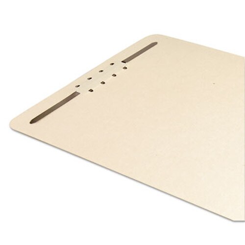Smead File Backs with 2" Capacity Prong Fasteners, 1 Divider, 1 Fastener, Letter Size, Manila, 100/Box Item: SMD35511