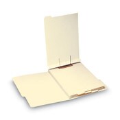 Smead Stackable Folder Dividers with Fasteners, 1/5-Cut Bottom Tab, 1 Fastener, Letter Size, Manila, 4 Dividers/Set, 50 Sets Item: SMD35600