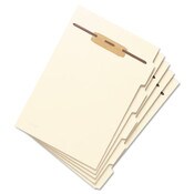 Smead Stackable Folder Dividers with Fasteners, Convertible End/Top Tab, 1 Fastener, Letter Size, Manila, 4 Dividers/Set, 50 Sets Item: SMD35605