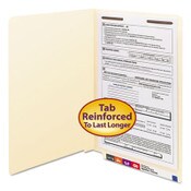 Smead End Tab Fastener Folders with Reinforced Straight Tabs, 11-pt Manila, 1 Fastener, Legal Size, Manila Exterior, 50/Box Item: SMD37110