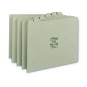 Smead 100% Recycled Daily Top Tab File Guide Set, 1/5-Cut Top Tab, 1 to 31, 8.5 x 11, Green, 31/Set Item: SMD50369