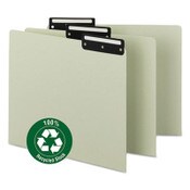 Smead Recycled Blank Top Tab File Guides, 1/3-Cut Top Tab, Blank, 8.5 x 11, Green, 50/Box Item: SMD50534