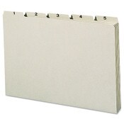 Smead 100% Recycled Daily Top Tab File Guide Set, 1/5-Cut Top Tab, 1 to 31, 8.5 x 14, Green, 31/Set Item: SMD52369