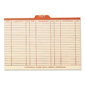 Smead Manila Out Guides, Printed Form Style, 1/5-Cut Top Tab, Out, 8.5 x 14, Manila, 100/Box Item: SMD53910