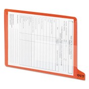 Smead Colored Poly Out Guides with Pockets, 1/3-Cut End Tab, Out, 8.5 x 11, Red, 25/Box Item: SMD61950