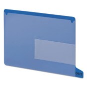 Smead Colored Poly Out Guides with Pockets, 1/3-Cut End Tab, Out, 8.5 x 11, Blue, 25/Box Item: SMD61951