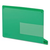 Smead Colored Poly Out Guides with Pockets, 1/3-Cut End Tab, Out, 8.5 x 11, Green, 25/Box Item: SMD61952