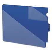 Smead End Tab Poly Out Guides, Two-Pocket Style, 1/3-Cut End Tab, Out, 8.5 x 11, Blue, 50/Box Item: SMD61961