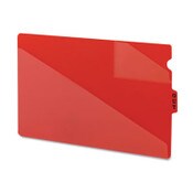 Smead End Tab Poly Out Guides, Two-Pocket Style, 1/3-Cut End Tab, Out, 8.5 x 14, Red, 50/Box Item: SMD61970
