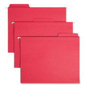 Smead™ FasTab Hanging Folders, Letter Size, 1/3-Cut Tabs, Red, 20/Box Item: SMD64096