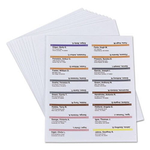 Smead Viewables Hanging Folder Tabs and Labels, Label Pack Refill, 1/3-Cut, Assorted Colors, 3.5" Wide, 160/Pack Item: SMD64915