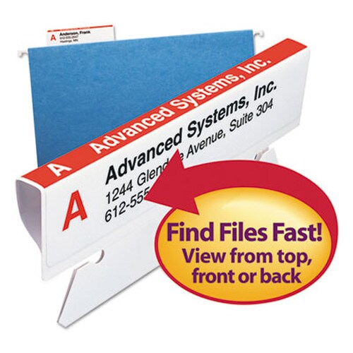 Smead Viewables Hanging Folder Tabs and Labels, Label Pack Refill, 1/3-Cut, Assorted Colors, 3.5" Wide, 160/Pack Item: SMD64915