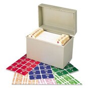 Smead AlphaZ Color-Coded Labels Starter Set, A-Z, 1 x 1.63, Assorted, 10/Sheet, 220 Sheets/Box Item: SMD67170