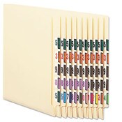 Smead Numerical End Tab File Folder Labels, 0-9, 1 x 1.25, White, 500/Roll, 10 Rolls/Box Item: SMD67380