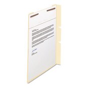 Smead Self-Adhesive Folder Dividers with Twin-Prong Fasteners for Top/End Tab Folders, 1 Fastener, Letter Size, Manila, 100/Box Item: SMD68027
