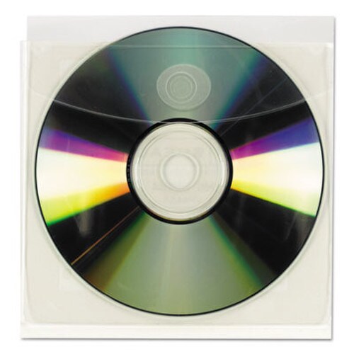 Smead Self-Adhesive CD/Diskette Pockets, Clear, 10/Pack Item: SMD68144