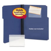 Smead Self-Adhesive Poly Pockets, Top Load, 5.31 x 33.63, Clear, 100/Box Item: SMD68153