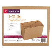 Smead Indexed Expanding Kraft Files, 31 Sections, Elastic Cord Closure, 1/15-Cut Tabs, Letter Size, Kraft Item: SMD70168