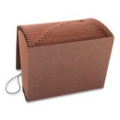 Smead TUFF Expanding Wallet, 21 Sections, Elastic Cord Closure, 1/21-Cut Tabs, Letter Size, Redrope Item: SMD70318