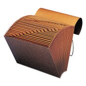 Smead TUFF Expanding Wallet, 31 Sections, Elastic Cord Closure, 1/15-Cut Tabs, Letter Size, Redrope Item: SMD70367