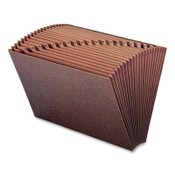 Smead TUFF Expanding Open-Top Stadium File, 21 Sections, 1/21-Cut Tabs, Legal Size, Redrope Item: SMD70430