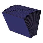 Smead™ Heavy-Duty Indexed Expanding Open Top Color Files, 21 Sections, 1/21-Cut Tabs, Letter Size, Navy Blue Item: SMD70720