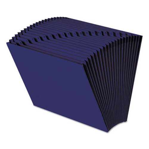 Smead Heavy-Duty Indexed Expanding Open Top Color Files, 21 Sections, 1/21-Cut Tabs, Letter Size, Navy Blue Item: SMD70720