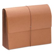 Smead TUFF Expanding Wallets, 7" Expansion, 1 Section, Elastic Cord Closure, Letter Size, Redrope Item: SMD71165