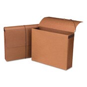Smead Recycled Redrope Wallets, 5.25" Expansion, 1 Section, Elastic Cord Closure, Letter Size, Redrope, 10/Box Item: SMD71198