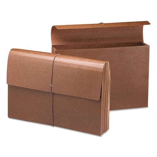 Smead Classic Expanding Wallets, 3.5" Expansion, 1 Section, Elastic Cord Closure, Legal Size, Redrope Item: SMD71356