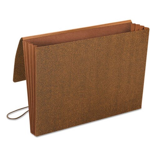 Smead Classic Expanding Wallets, 3.5" Expansion, 1 Section, Elastic Cord Closure, Legal Size, Redrope Item: SMD71356