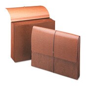 Smead Classic Expanding Partition Wallet with Tear Resistant Gusset/Elastic Cord, 5.25" Expansion, 6 Section, Letter Size, Redrope Item: SMD72373